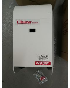 Toalettpapir dispenser Katrin Hvit 1-rullsholder til toalett Ultimatic