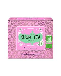 Kusmi Tea - Organic Green Rose Tea 20 Teposer (Utgått på dato, men god etter)