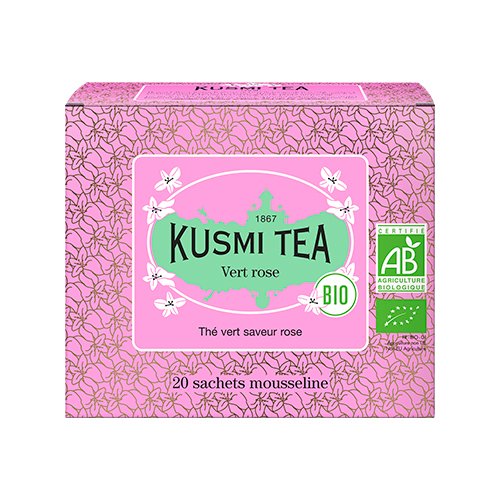 Kusmi Tea - Organic Green Rose Tea 20 Teposer
