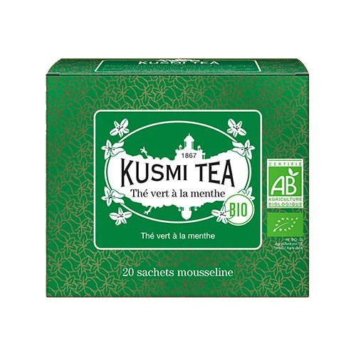 Kusmi Tea - Organic Spearmint Green Tea 20 Teposer